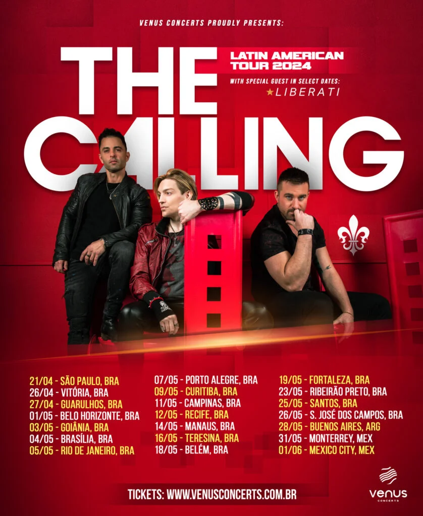 The Calling 2026 tour poster
